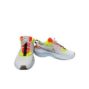Nike Crater Impact womans white yellow casual walk sneakers Sz 8 SKU 9675
